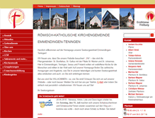 Tablet Screenshot of kath-emmendingen.de